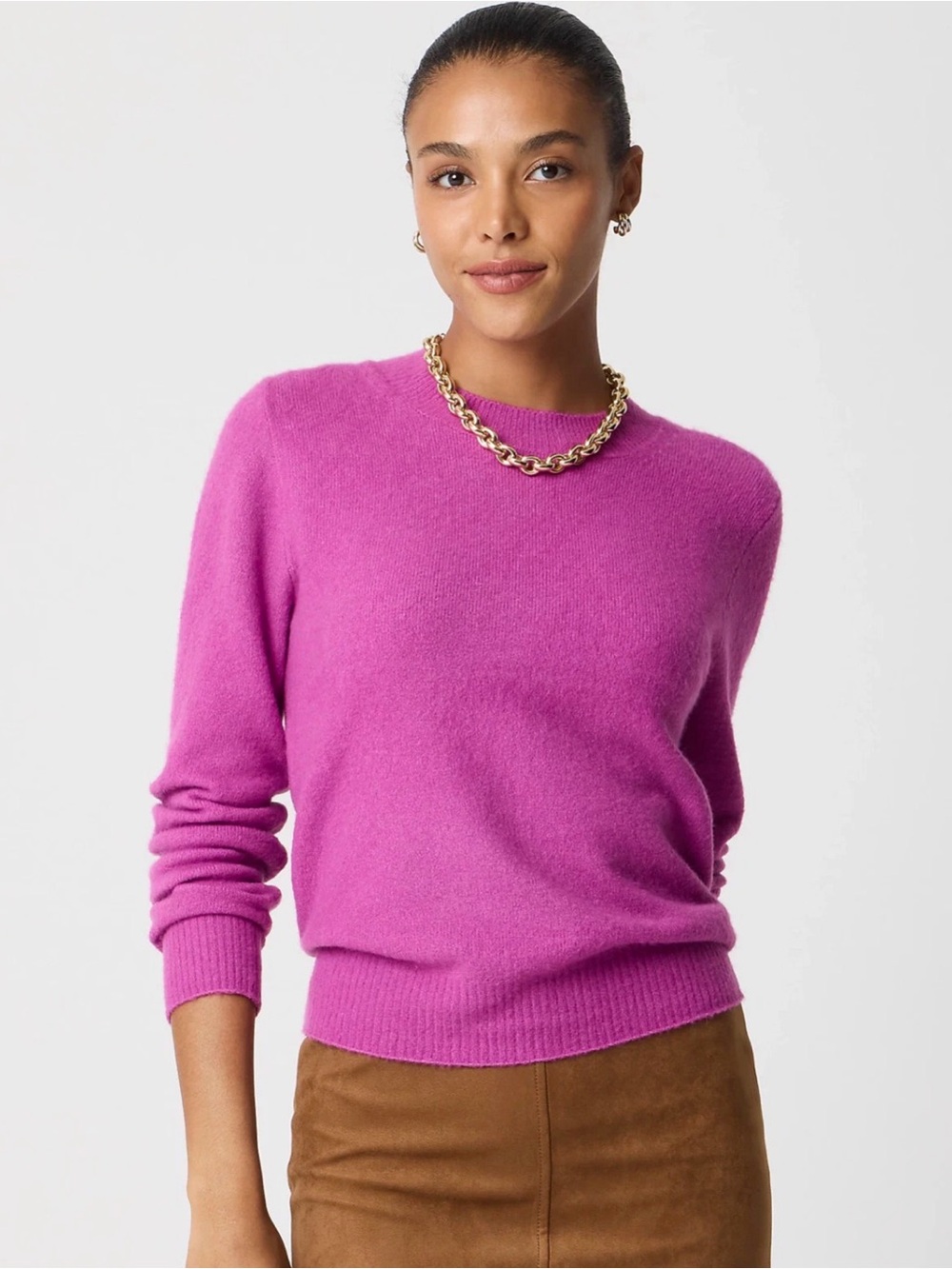 J.Crew | Fuchsia Teddie Sweater